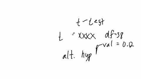 a-researcher-uses-a-statistical-computing-package-to-carry-out-the-calculations-for-a-one-sample-test-and-obtains-the-following-output-xxxx-df-38-p-value-012-alternative-hypothesis-true-mean-08853