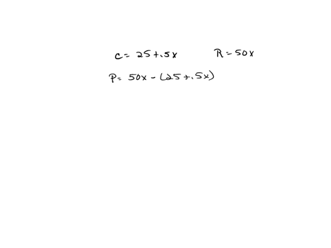 the-daily-cost-per-unit-of-producing-product-by-the-ace-company-is-25-0sx-dollars-and-the-price-on-the-competitive-market-is-50_-find-the-revenue-function-cost-function-profit-function-and-m-59307