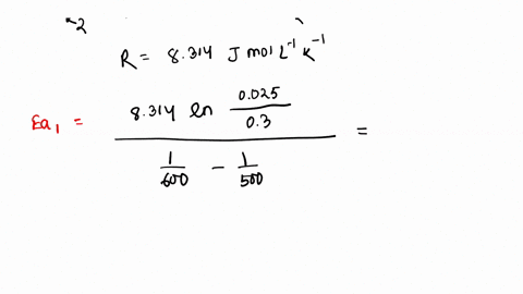 the-temperature-dependence-of-the-rate-constant-for-a-reaction-is-tabulated-as-follows-temperature-k-km-1s-1-500-0025-600-03-700-15-800-900-28-a-widely-used-rule-of-thumb-for-the-temperature-68346