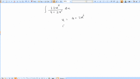 use-substitution-to-find-the-indefinite-integral-12x5-6-dx-4-2x-12x5-dx-42x-45762