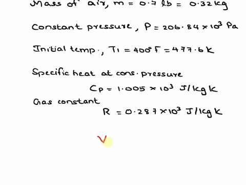 a-pistoncylinder-assembly-contains-07-lb-of-air-initially-at-a-pressure-of-30-lbfin2-and-a-temperature-of-400of-the-air-is-heated-at-constant-pressure-until-its-volume-is-doubled-assume-the-78613