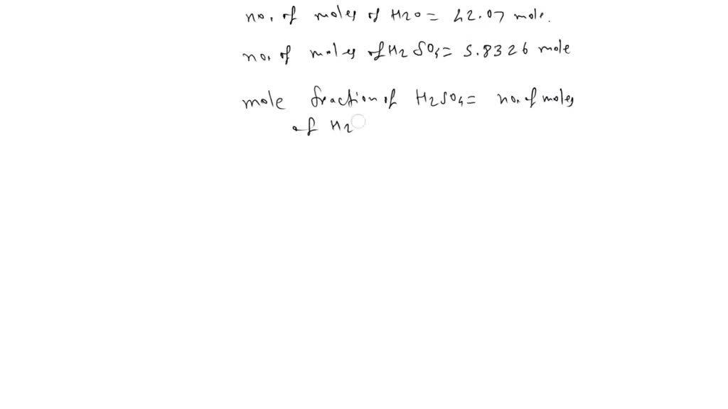 A sulfuric acid solution containing 571.6 g of H2SO4 per liter of