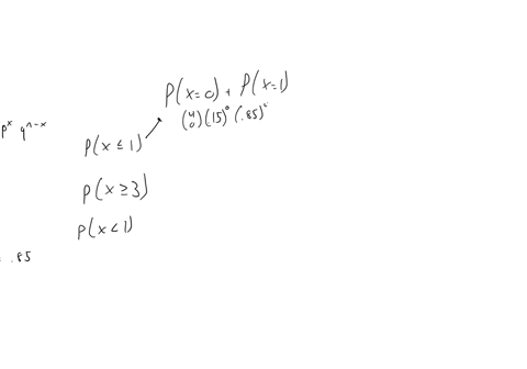 use-the-binomial-formula-to-calculate-the-following-probabilities-for-an-experiment-in-which-n4-and-p015_-a-the-probability-that-x-is-at-most-b-the-probability-that-x-is-at-least-3-the-proba-22108