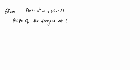 find-the-slope-of-the-tangent-to-the-graph-of-the-given-function-at-the-indicated-point-hint-recall-that-the-slope-of-the-tangent-to-the-graph-of-f-at-x-a-is-f-a-fx-x-6-1-6-2-f-6-37822