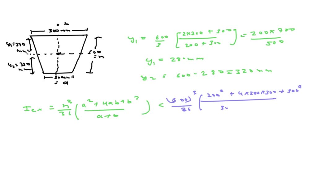 SOLVED: Problem 2: The cross section of a reinforced concrete beam is ...