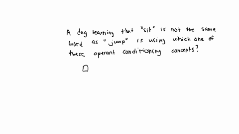 a-dog-learning-that-sit-is-not-the-same-word-as-jump-is-using-which-one-of-these-operant-conditioning-concepts-discrimination-generalization-extinction-shaping-33583