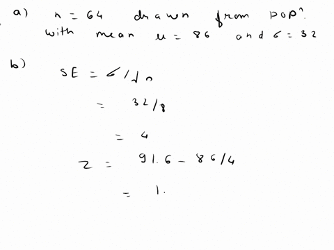 random-sample-of-size-n-64-is-obtained-from-a-population-with-p-86-and-32-a-simple-a-describe-the-sampling-distribution-of-x-b-what-is-p-916-c-whal-is-p-s764-d-what-is-p-82-x-958-a-choose-th-23068