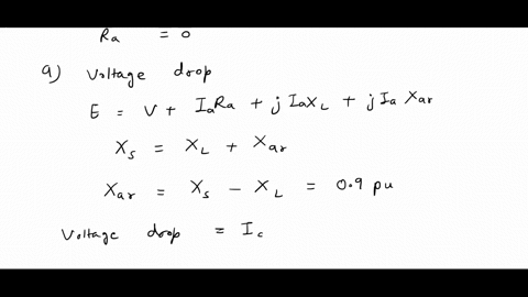 2-the-synchronous-reactance-of-a-generator-is-10-per-unit-and-the-leakage-reactance-of-its-armature-is-0l-per-unit-the-voltage-to-neutral-of-phase-a-at-the-bus-of-a-large-system-to-which-the-54835