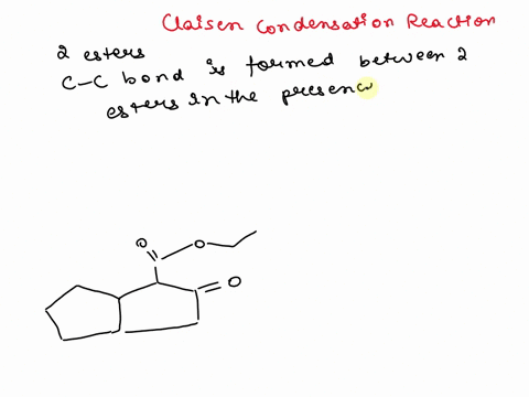 the-compound-shown-below-is-the-product-of-a-claisen-condensation-draw-structural-formulas-for-the-reactants-ester-and-enolate-ion-assume-all-esters-to-be-ethyl-esters_-do-not-include-counte-56765