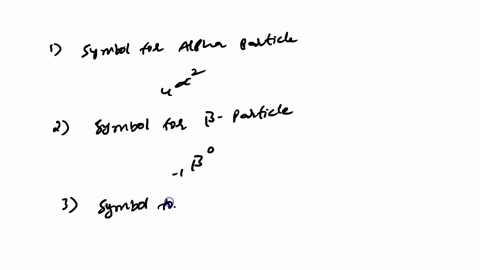 give-the-nuclear-symbol-including-superscript-and-subscript-for-each-type-of-radiationalpha-particlebeta-particlegamma-raywhich-type-of-radiation-has-a-negative-chargealphabetagamma-49348