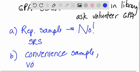 suppose-you-want-to-estimate-the-mean-gpa-of-all-students-at-your-school-you-set-up-a-table-in-the-library-asking-for-volunteers-to-tell-you-their-gpas-a-will-this-method-produce-a-represent-86212