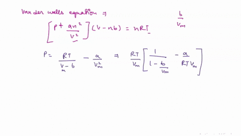 the-van-der-waals-parameters-for-hydrogen-sulfide-h2s-are-published-in-your-notebook-with-a-4484-atml2mol2-and-b-00434-lmol-predict-the-temperaturetc-pressure-pc-and-molar-volume-vmc-at-the-22989