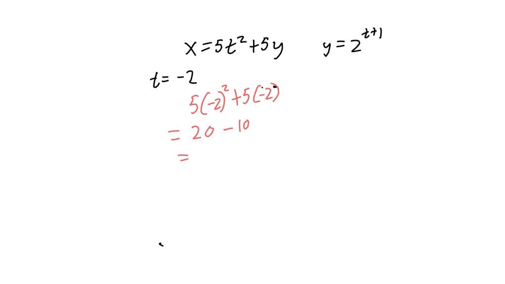 VIDEO solution: 1-2 For the given parametric equations, find the points ...