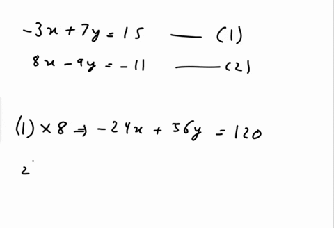 solve-the-following-system-of-equations-3x-7y-15-8x-9y-11-x-y-25892