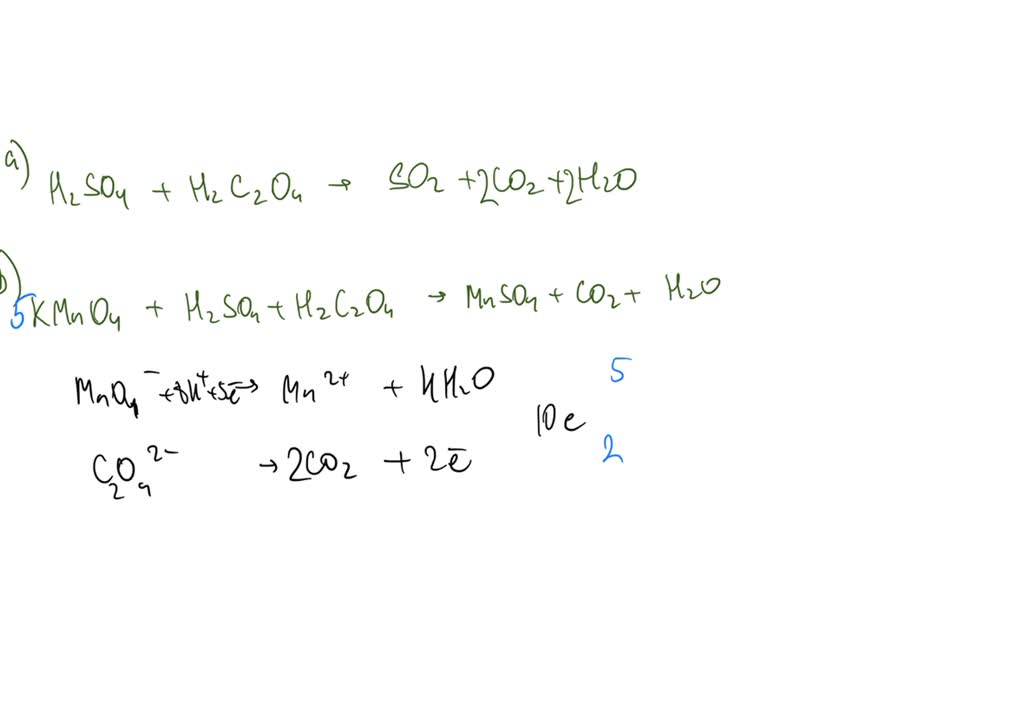 SOLVED: Write The Balanced Reactions And Read The Main Products: A ...