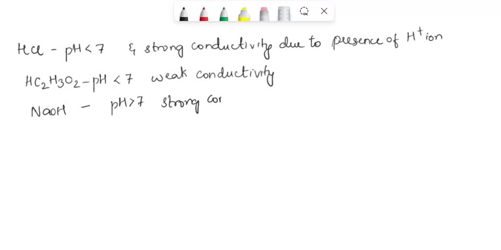 SOLVED These SIX 1.0M aqueous solutions are tested for pH and