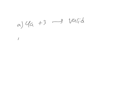 given-only-integer-variables-a-and-b-which-is-a-valid-expression-a-4a-3-b-a-2-c-a-2-d-2-3