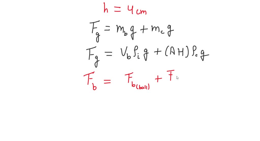 SOLVED: An upright cylinder floats partially submerged in glycerin, as ...