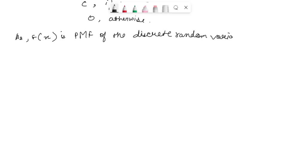 SOLVED: Question 4: Let X be a discrete random variable with ...