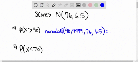 the-final-scores-of-students-in-a-course-approximately-follow-a-normal-distribution-with-a-mean-of-76-points-and-a-standard-deviation-of-65-points-a-what-is-the-probability-that-a-randomly-s-12958