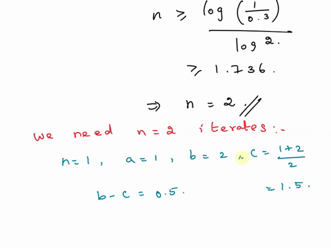 using-bisection-method-find-the-root-of-fx-x6-x-1-accurate-to-within-03-given-that-xa-1-and-xb-2-select-one-1125-b-125-15-d-11875-34327