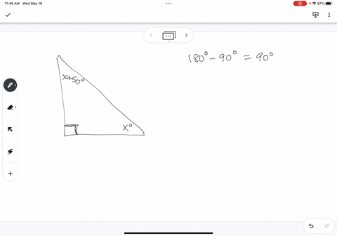 i-a-right-triangle-one-of-the-acute-angles-is-50-more-that-the-other-acute-angle-find-the-measures-of-the-angles-what-is-the-measure-of-the-exterior-angle-that-is-adjacent-to-the-right-angle-45755