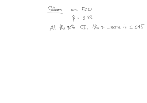 if-n520-and-p-p-hat-083-find-the-margin-of-error-at-a-90-confidence-level-give-your-answer-to-three-decimals