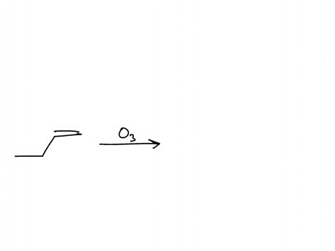 predict-the-organic-products-in-any-order-when-the-alkene-shown-is-subjected-to-ozonolysis-with-reductive-work-up-draw-product-1-draw-product-2-56668