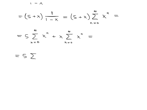 find-a-power-series-representation-for-the-function-give-your-power-series-representation-centered-at-x-0-sx-fx-1-x-fx-5-2-n-1-77267