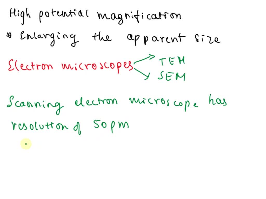 SOLVED Which microscope has the highest potential magnification