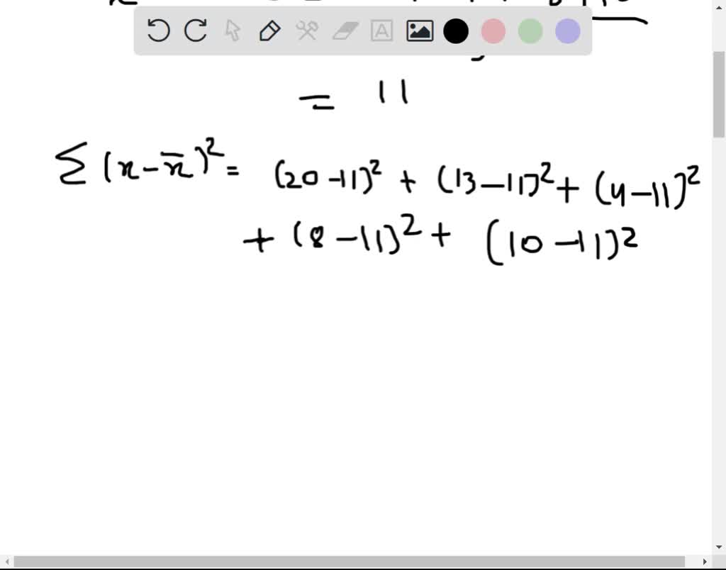 SOLVED In Problems 510, by hand, find the population variance and