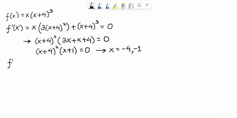 1-a-find-the-intervals-on-which-is-increasing-or-decreasing-b-find-the-local-maximum-and-minimum-values-of-c-find-the-inflection-points-d-find-the-intervals-of-concavity-fx-x-x4-95131