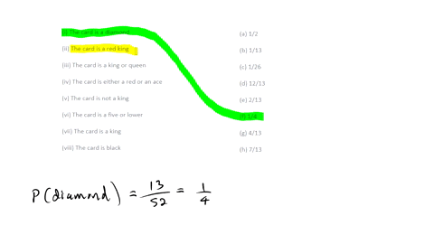 a-single-card-is-drawn-at-random-from-a-standard-deck-of-52-playing-cards-match-each-event-with-its-probability-note-fractional-probabilities-have-been-reduced-to-lowest-terms-consider-the-a-30996