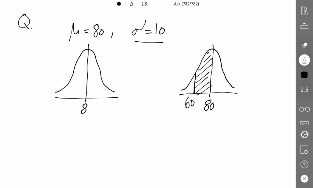 SOLVED: 5. The scores from state standardized test have a mean of 80 ...