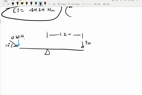 a-uniform-horizontal-lever-of-length-4-m-is-pivoted-at-its-mid-point-the-following-forces-are-acting-on-the-lever-a-063-n-vertically-upward-force-acting-at-the-right-end-of-the-lever-a-11-n-61798