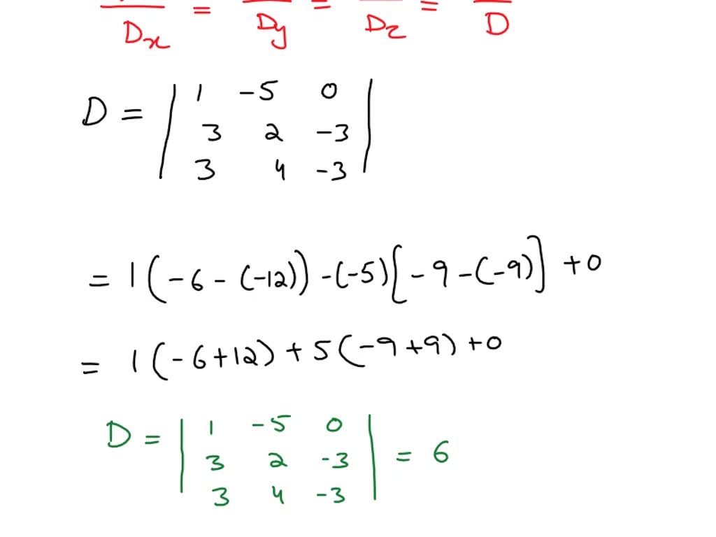 SOLVED Use Cramer's rule and the calculator provided to find the value of x that satisfies the