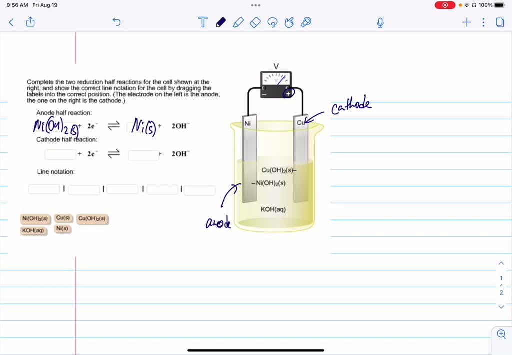 solved-complete-the-half-reactions-for-the-cell-shown-and-show-the