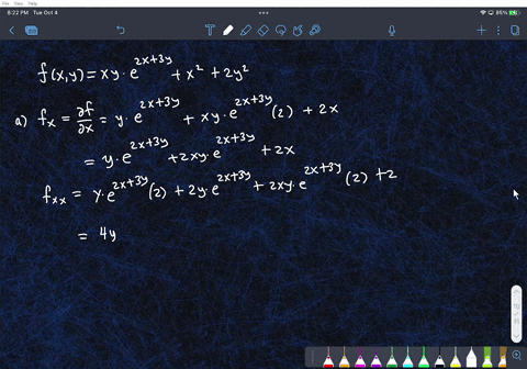 6-let-fx-y-xye-2x3y-x-2-2y-2-find-fxx-fxy-and-fy