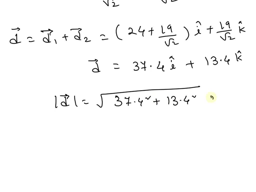 SOLVED: You walk in the direction of the unit vector (1,0,0) a distance ...