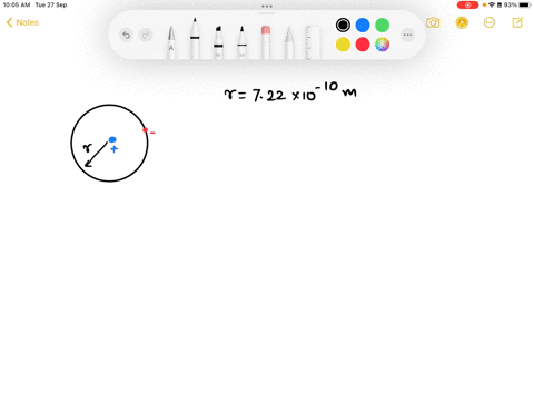 hydrogen-atom-consists-of-an-electron-and-a-proton-the-electron-is-pictured-as-moving-around-the-proton-in-a-circular-orbit-in-a-hydrogen-atom-the-orbit-radius-is-measured-to-be-722e-10-m-wh-53276