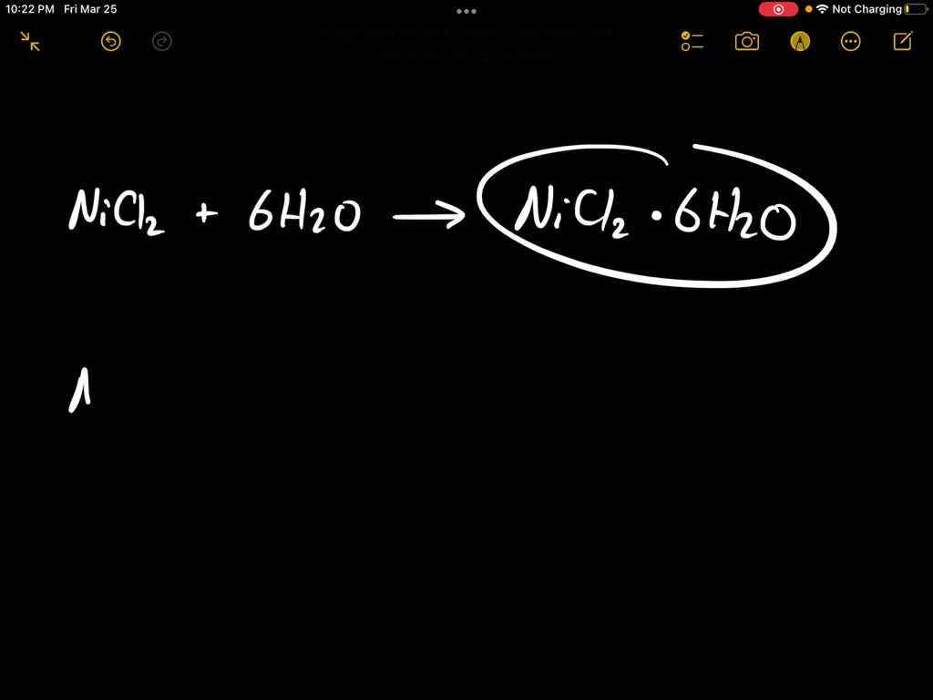 SOLVED Write the chemical formula of the hexahydrate complex ion that