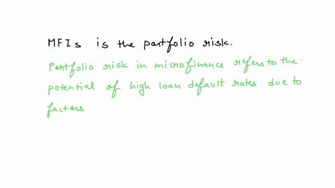 describe-major-strategic-risk-faced-by-microfinance