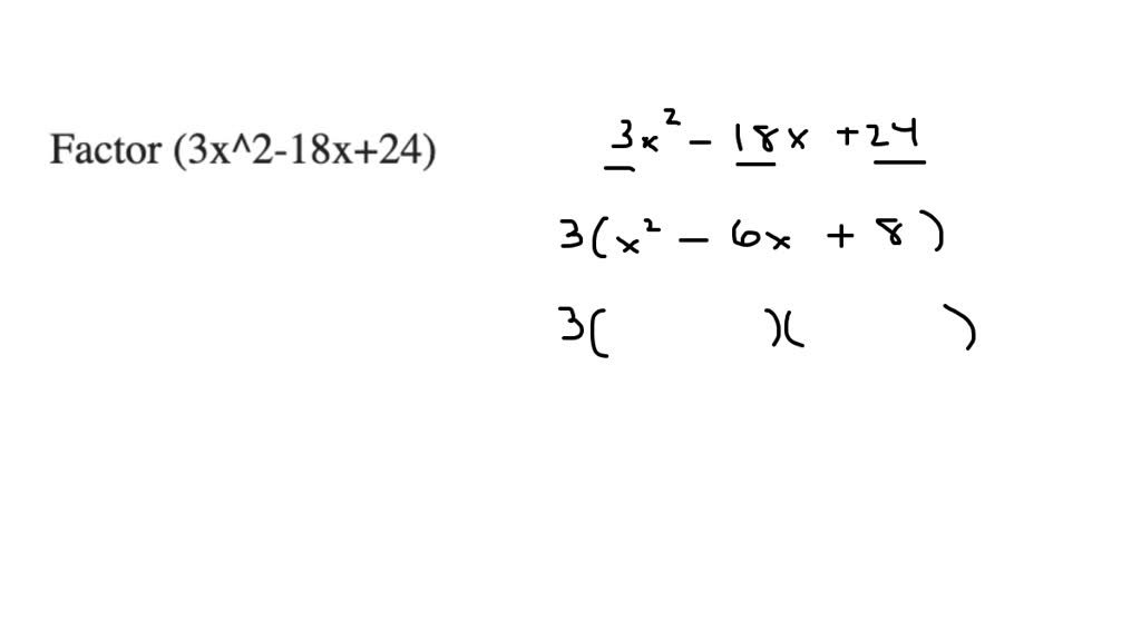 Factor X 3 3x 2 10x 24