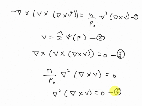for-the-flow-of-an-incompressible-viscous-fluid-the-navier-stokes-equations-lead-to-nabla-timesmathb-95906