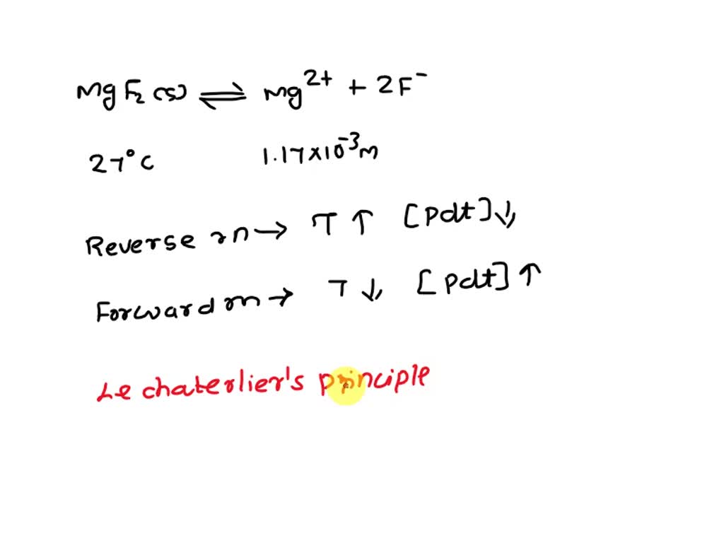 SOLVED At 27Â°C, the concentration of Mg2+ in a saturated solution of