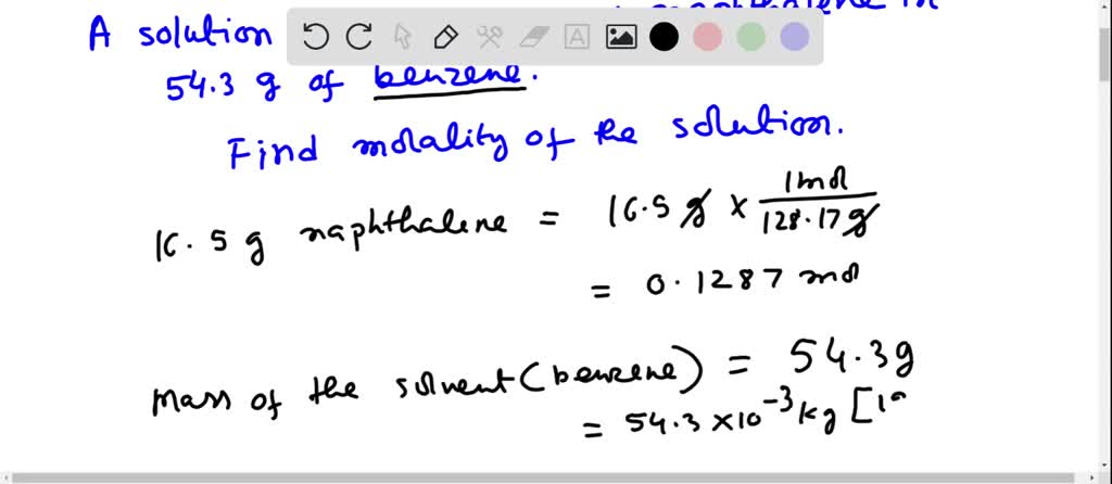 SOLVED:What is the molality of a solution that contains 7.3 g of urea ...