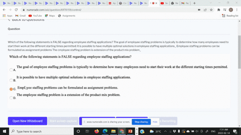 which-of-the-following-statements-is-false-regarding-employee-staffing-applications-the-goal-of-employee-staffing-problems-is-typically-to-determine-how-many-employees-need-to-start-their-wo-02063