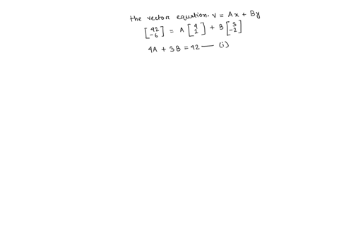 express-the-vector-vecvleftbeginarrayc42-6endarrayright-as-a-linear-combination-of-vecxleftbeginarrayl4-1endarrayright-and-vecyleftbeginarrayc3-2endarrayright-vecvsquare-vecxsquare-vecy