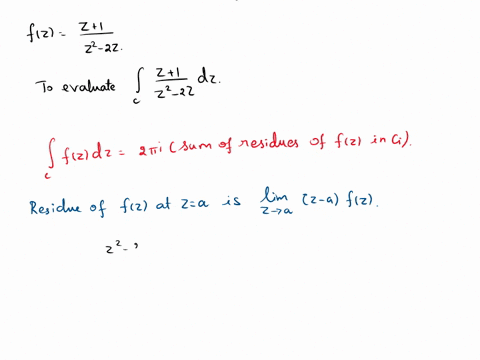 let-fz-21-22_22-use-cauchy-residue-theorem-to-evaluate-the-integral-of-the-function-z-around-the-circle-z-3-in-the-positive-sense_-65049