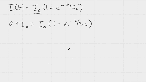 a-battery-is-connected-to-a-series-rl-circuit-at-time-t-0-at-what-multiple-of-tl-will-the-current-be-0100-less-than-its-equilibrium-value-87632
